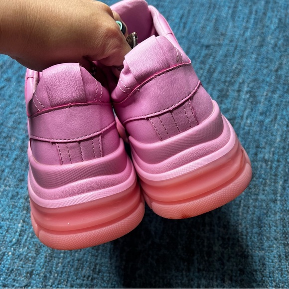 Steve Madden Bolt Chunky Pink Sneakers - Picture 7 of 9